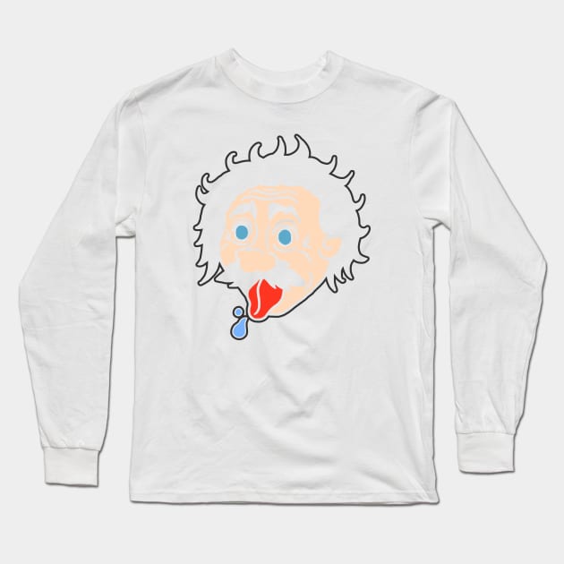 Albert Einstein Long Sleeve T-Shirt by Oliversantos